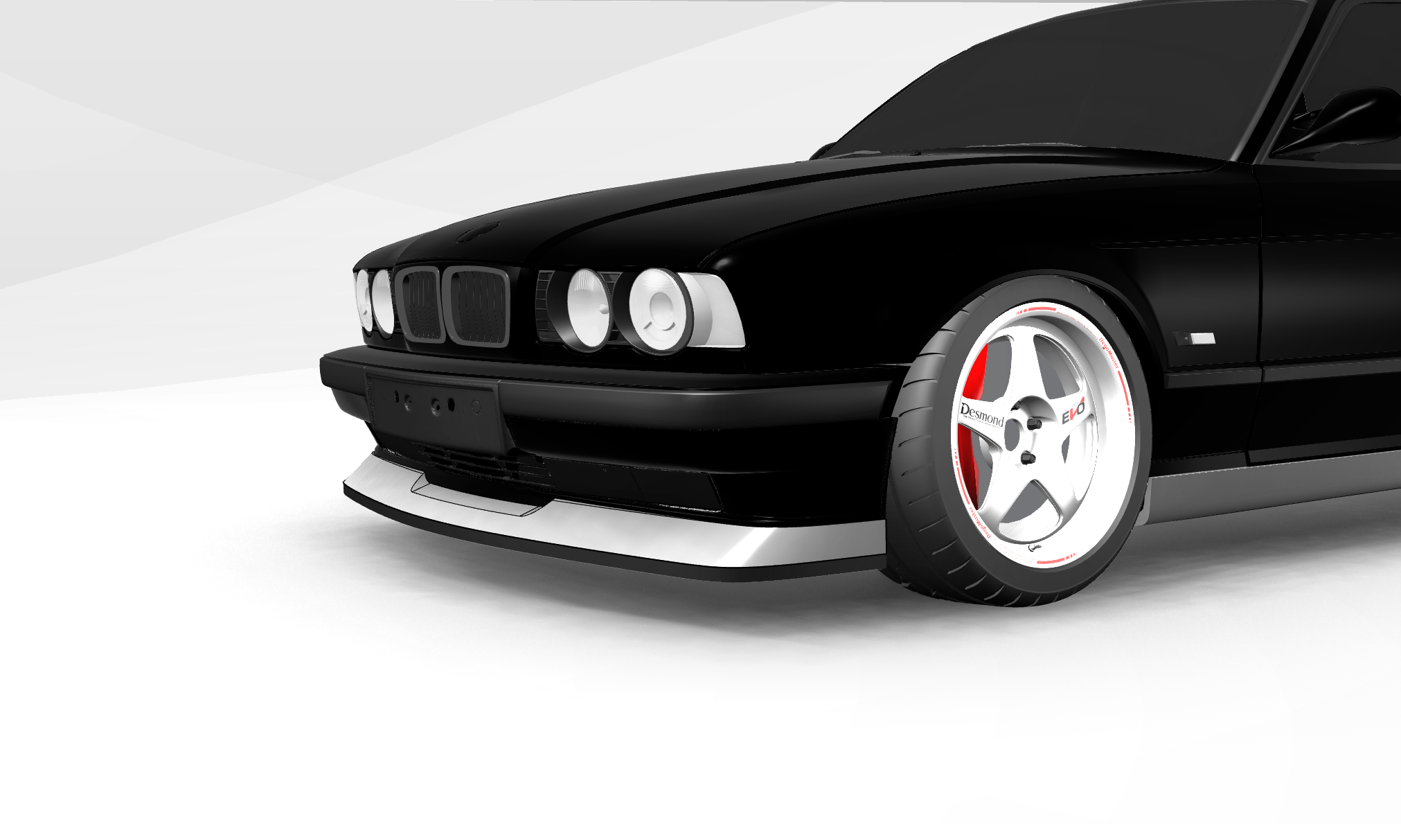 BMW E34 Sport Evo Front Lip – ArtnD Vehicle Studio